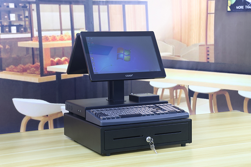 （GS-3012）基于 Windows 的零售店 商超 药房单屏POS 收款机带顾显