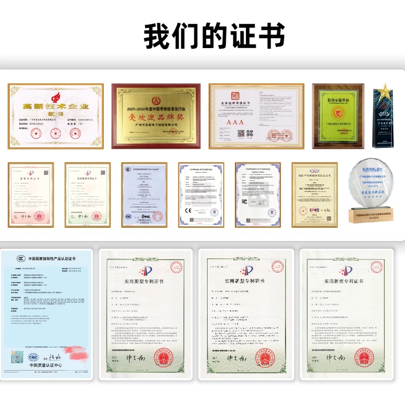 我们的证书