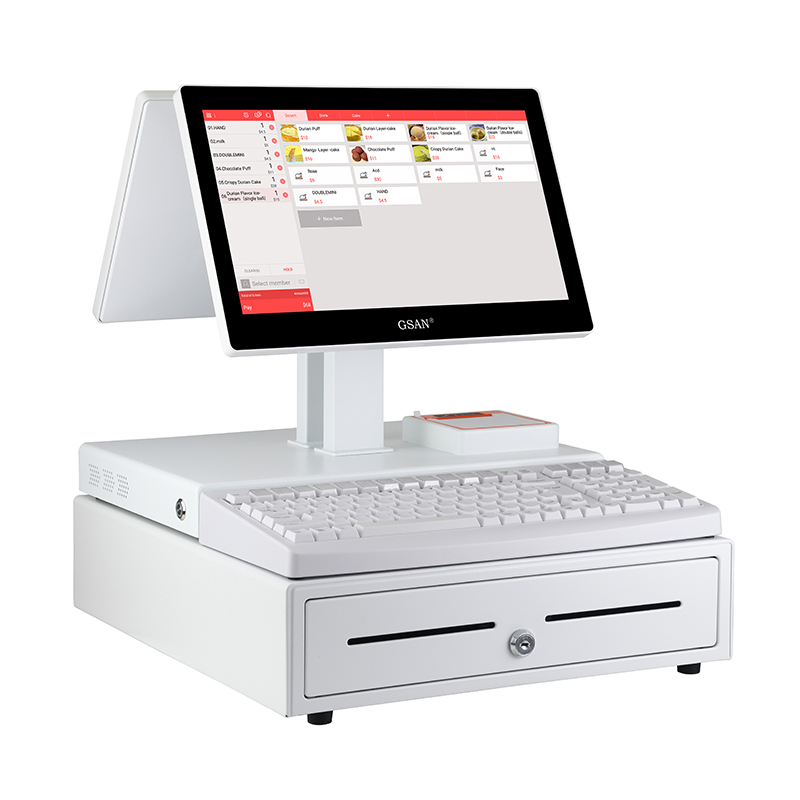（GS-3012）基于 Windows 的零售店 商超 药房单屏POS 收款机带顾显