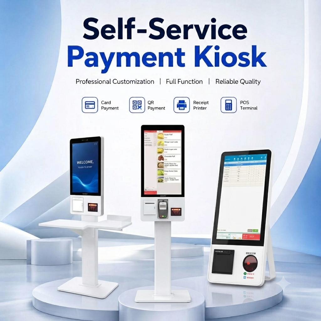（GS-Q1）超市自助式触摸支付收银机POS收款机Kiosk